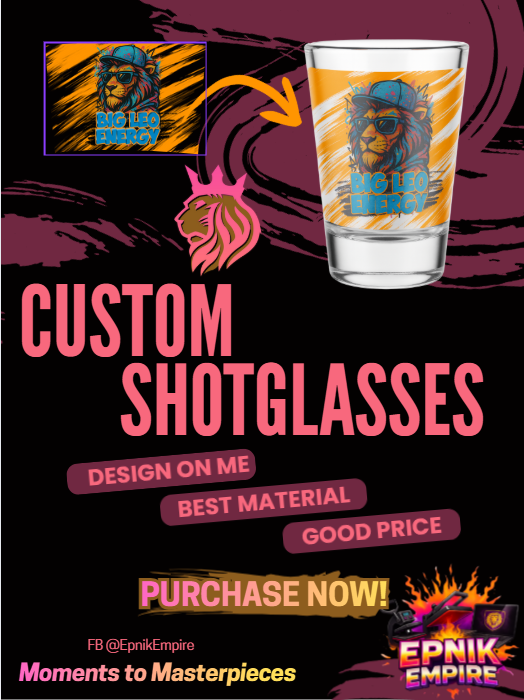 Custom Shot Glasses — Toast to Your Moment, Epnik Style