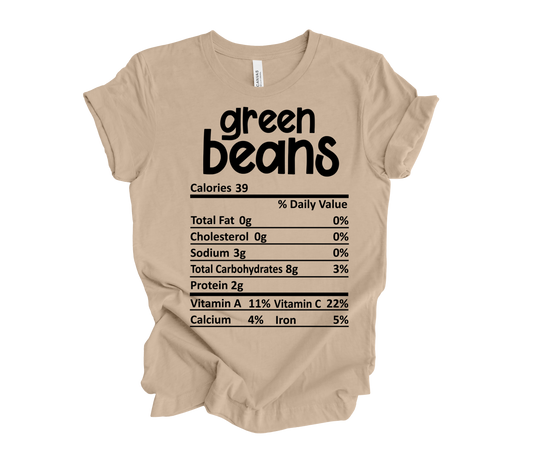 Green Beans Shirt: The Sidekick of the Plate